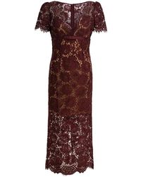Self-Portrait - Midi Dresses - Lyst
