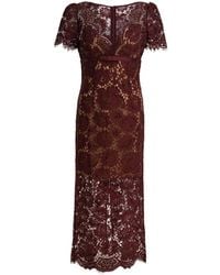 Self-Portrait - Midi Dresses - Lyst