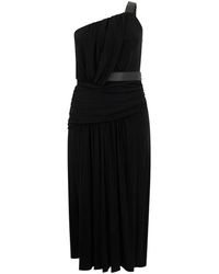Alberta Ferretti - Silk Blend Dress - Lyst