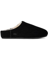 UGG - Schoenen ,Zwart ,Suède Zwarte Suède Slip-On Sandalen Waterdicht - Lyst