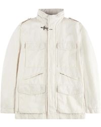Fay - Jassen ,Wit ,Explorer Field Jacket - Lyst