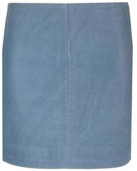 Stand Studio - Leren Mini Rok - Lyst