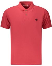 Timberland - Tops ,Rood ,Katoen Oyster River Polo Met Korte Mouwen - Lyst