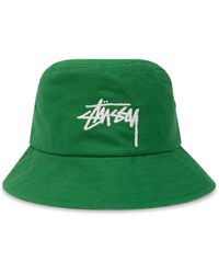 Stussy - Cappello a secchiello con logo - Lyst
