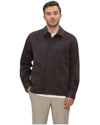 Les Deux - Layton Katoenen Overshirt - Lyst