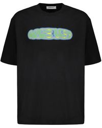 Ambush - Gerippter ausschnitt baumwoll-t-shirt frontdruck - Lyst