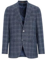 Oscar Jacobson - Blauwe Fogerty Blazer Bluegrass Dresser - Lyst