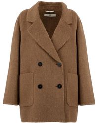 DUNO - Double-Breasted Coats - Lyst