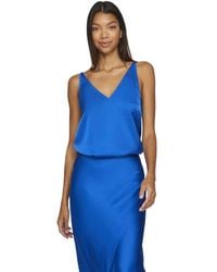 Vila - Ravenna V-Neck Strap T-Shirt Vrouwen - Lyst