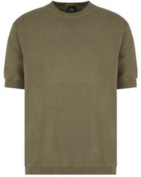 Armani Exchange - Strick t-shirt,gestricktes t-shirt - Lyst