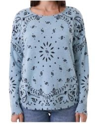 Kujten - Kaschmir Bandana Pullover - Lyst
