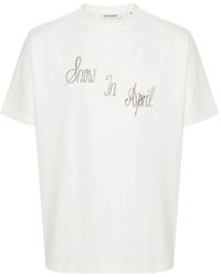 Our Legacy - Weiße ronja print box t-shirt - Lyst