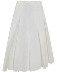 Semicouture - Katoenen Midi-Rok - Lyst