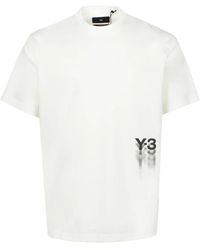 Y-3 - Gfx ss magliette in cotone - Lyst