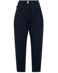 Alberta Ferretti - Cropped Jeans - Lyst