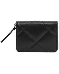 Tory Burch - Accessoires ,Zwart ,Leer Small Zip Around - Lyst