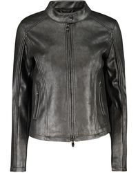 Desigual - Jassen ,Zwart ,Leer Chaq Jacket - Lyst