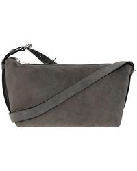 Moschino - Suede Logo Bag - Lyst