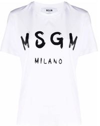 MSGM - T-Shirts - Lyst