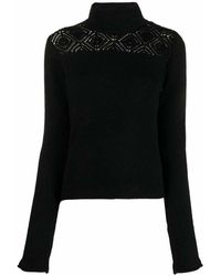 Damen Bekleidung Pullover und Strickwaren Rollkragenpullover Pinko Synthetik Rollkragenpullover in Grau 