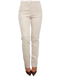 Marella - Broeken ,Katoen Pantalone Lungo - Lyst