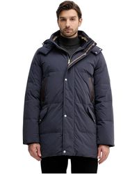 Paul Smith - Jassen ,Blauw ,Polyester Donsjack - Lyst
