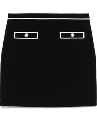 Alice + Olivia - Gebreide Mini-Rok - Lyst