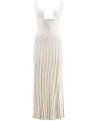 Christopher Esber - Kleedjes ,Wit ,Nylon Salacia Wire Sunray Jurk - Lyst