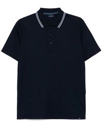 Paul & Shark - Tops ,Blauw ,Katoen Marineblauwe Button-Up Trui - Lyst