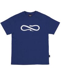Propaganda - Tops ,Blauw ,Katoen Logo Tee Specter Korte Mouw Shirt - Lyst