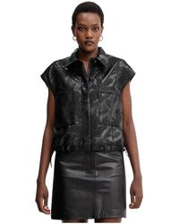Guess - Chantal Pu Embro Vest - Lyst