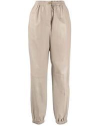 JOSEPH - Viscount Leren Broek - Lyst