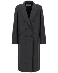 Dries Van Noten - Double-Breasted Jas - Lyst