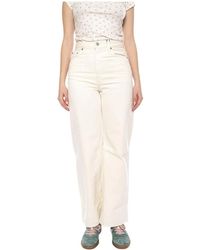 Levi's - Jeans ,Katoen Ribcage Wide Leg Jeans - Lyst
