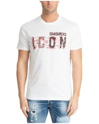 DSquared² - Cool fit crew-neck t-shirt - Lyst