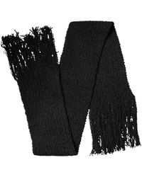 Dolce & Gabbana - Cashmere Knit Shawl Fringes Scarf - Lyst