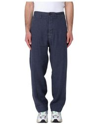 Vivienne Westwood - Blaue Leinen Freizeithose - Lyst