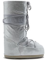 Moon Boot - Stivali Da Neve Icon Glitter-Donna - Lyst