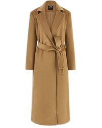 Guess - Coats > belted coats - Lyst
