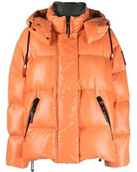 Peuterey - Piumino con cappuccio arancione - Lyst