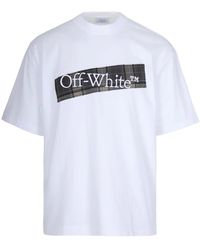 Off-White c/o Virgil Abloh - Weiße T-Shirts Und Polos Mit Stickerei - Lyst