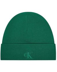 Calvin Klein - Accessoires ,Groen ,Polyester Viscose-Mix Polyester Cap - Lyst