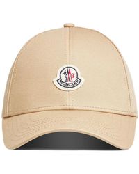 Moncler - Accessoires ,Katoen Cotton Gabardine Baseball Cap - Lyst