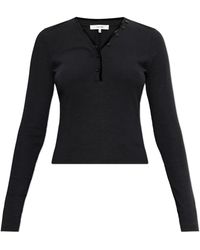 FRAME - V-Neck Knitwear - Lyst