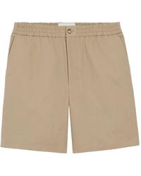 Ami Paris - Korte Broeken ,Katoen Elasticated Waist De Coeur Shorts - Lyst