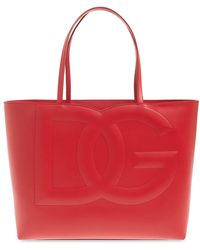 Dolce & Gabbana - Borsa shopper 'dg logo medium' - Lyst