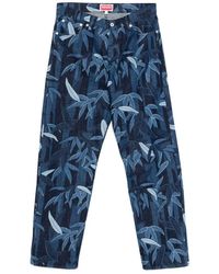 KENZO - Chiku-Rin Camo' Botan Loose Jeans - Lyst