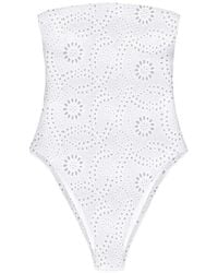 MC2 Saint Barth - Badmode ,Wit ,One-Piece Badpak - Lyst