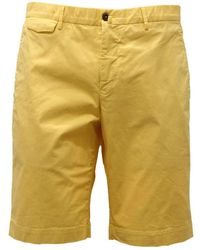 PT01 - Korte Broeken ,Geel ,Bermuda Shorts - Lyst