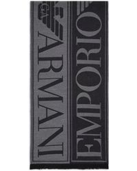 Emporio Armani - Winter Scarves - Lyst